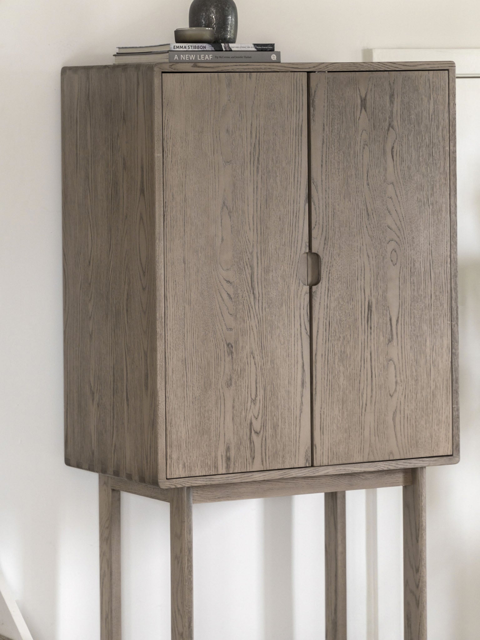Drinks Cabinet in Smoked Colour