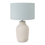 Duck Egg Textured Tall Ceramic Table Lamp