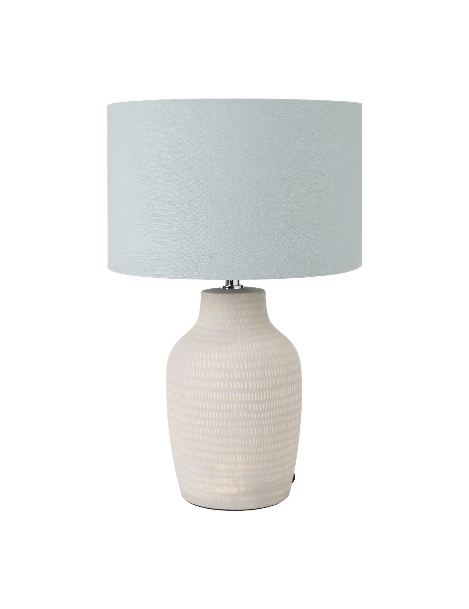 Duck Egg Textured Tall Ceramic Table Lamp