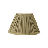 Evelyn Olive Scalloped Lamp Shade