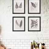 a neutral botanical image printed on torn edge watercolour paper,