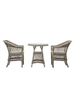 Stone colour bistro set