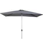 This 2x3m Parasol offers an unusual rectangular design. It features a tilt and crank mechanism, for easy adjustment of the parasol. 
