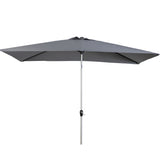 This 2x3m Parasol offers an unusual rectangular design. It features a tilt and crank mechanism, for easy adjustment of the parasol. 