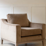 Harper Armchair in Bark Velvet