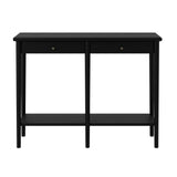 Portland Black Console Table