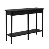 Portland Black Console Table