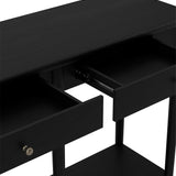 Portland Black Console Table