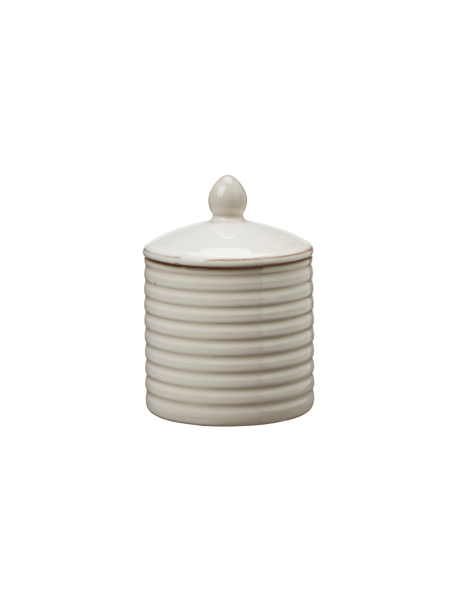 ceramic jar with lid