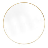 Large Round Mirror in Gold