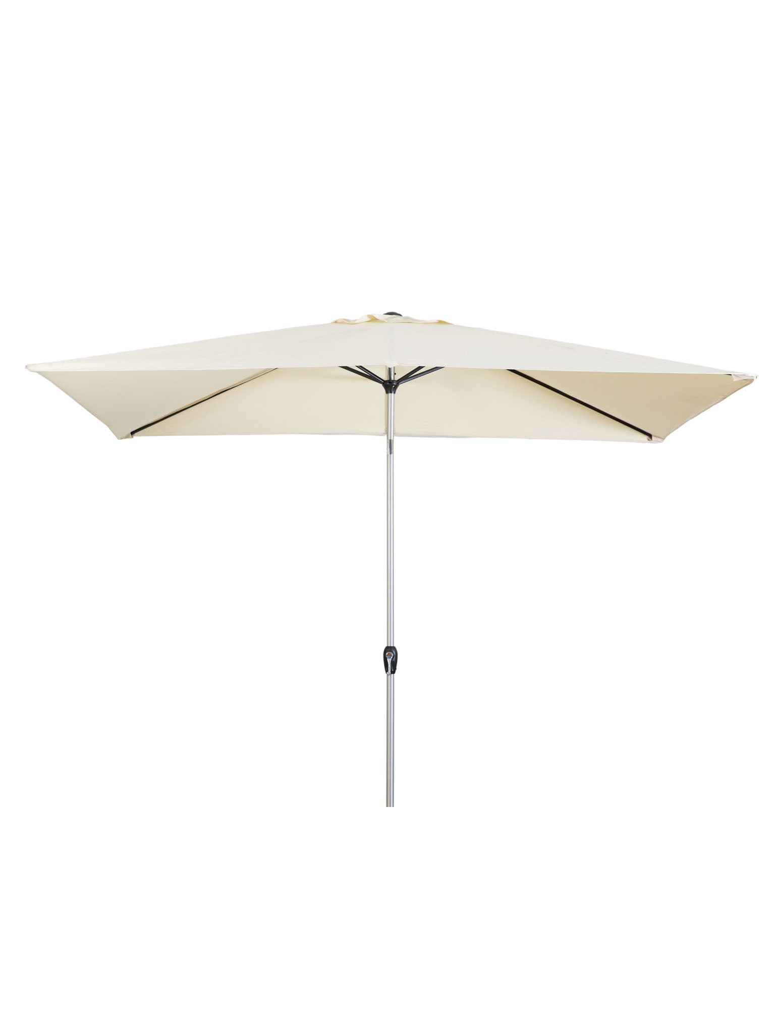 This 2x3m Parasol offers an unusual rectangular design. It features a tilt and crank mechanism, for easy adjustment of the parasol.