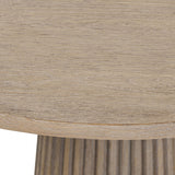 Ribbed Occasional Table | Aged Oak