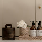 Dark Wooden Lidded Jar