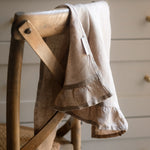 ruffle edge tea towel
