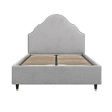 Evelyn Light Grey Bed