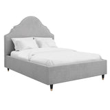 Evelyn Light Grey Bed