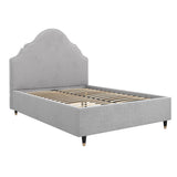 Evelyn Light Grey Bed