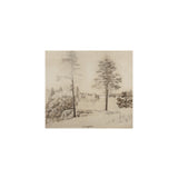 Sepia Forest Art Print