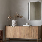 Acacia Wood 4 Door Sideboard