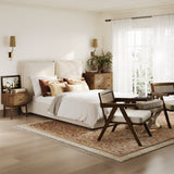 Taylor Upholstered Cream Bed Frame