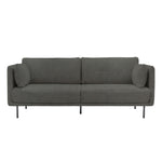 3 seater sofa in Truffle with black legs