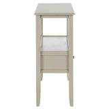 Grey Two Drawer Console Table