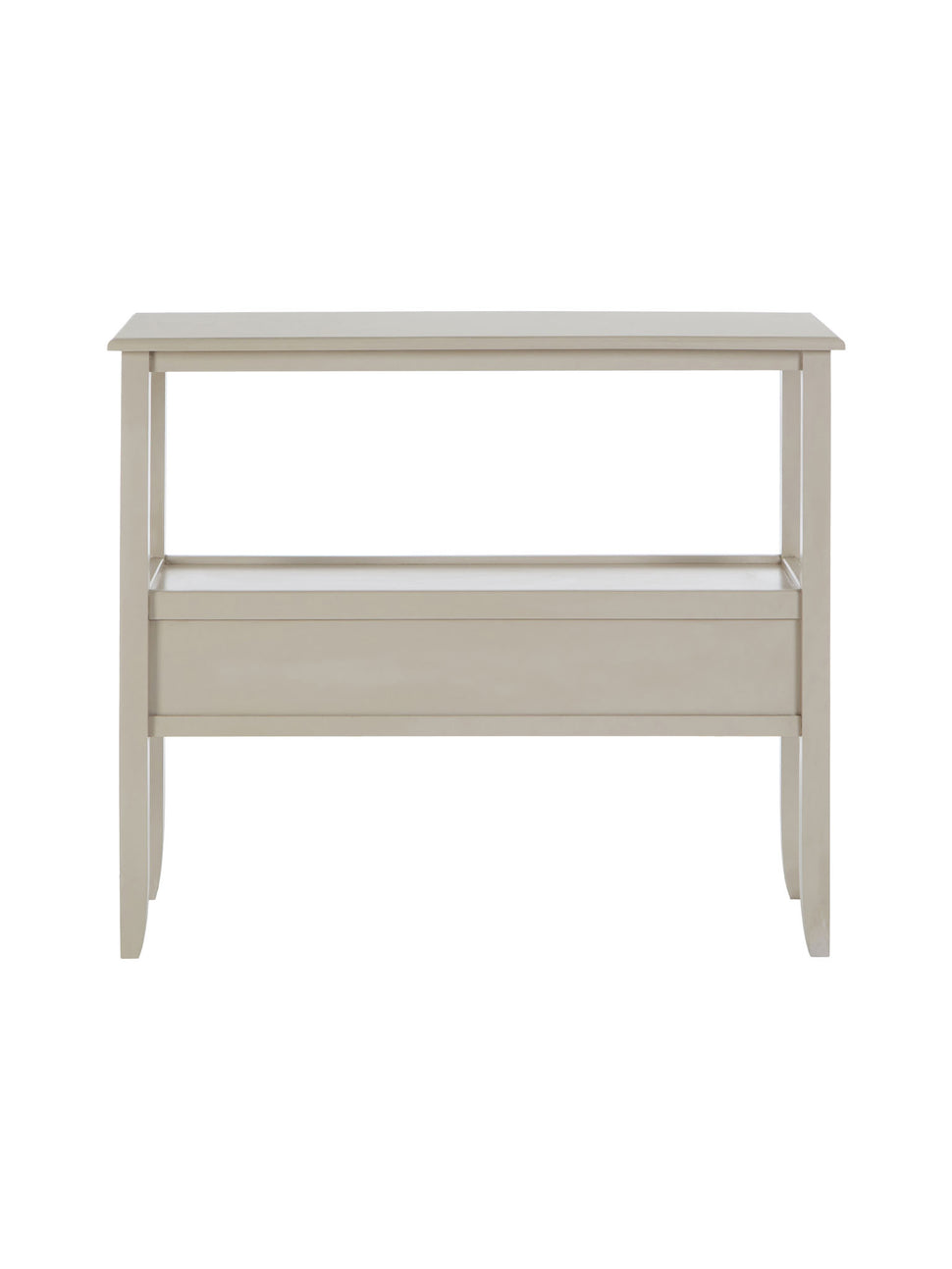 Grey Two Drawer Console Table
