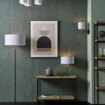 Erin Matt Black & Ivory Wall Light