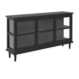 Northcote Black 3 Door Sideboard