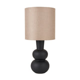  Curved ceramic bottle design table lamp base. 