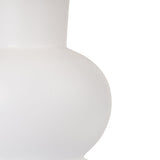 Curved ceramic bottle design table lamp base. 