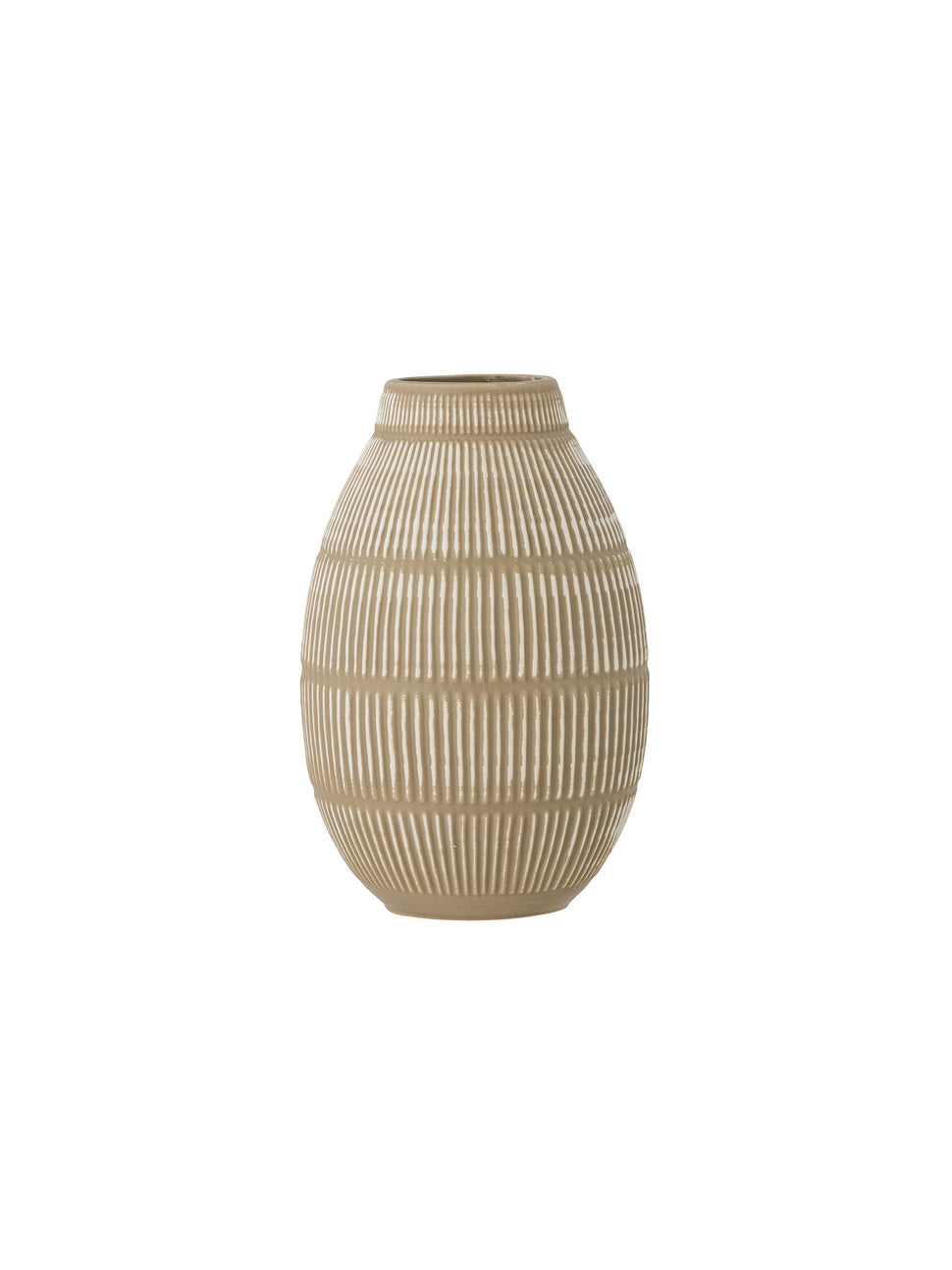 natural stoneware vase