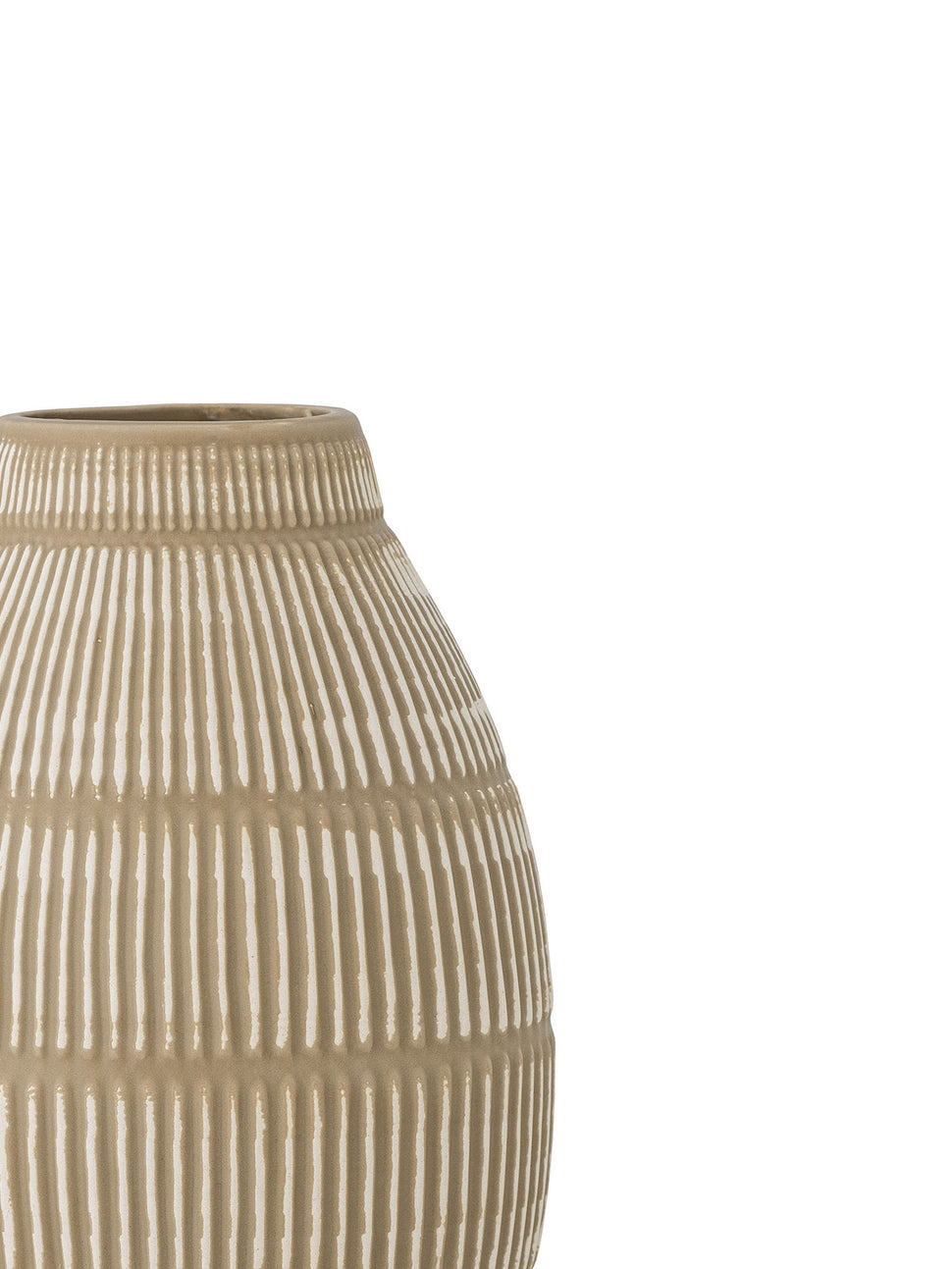 natural stoneware vase