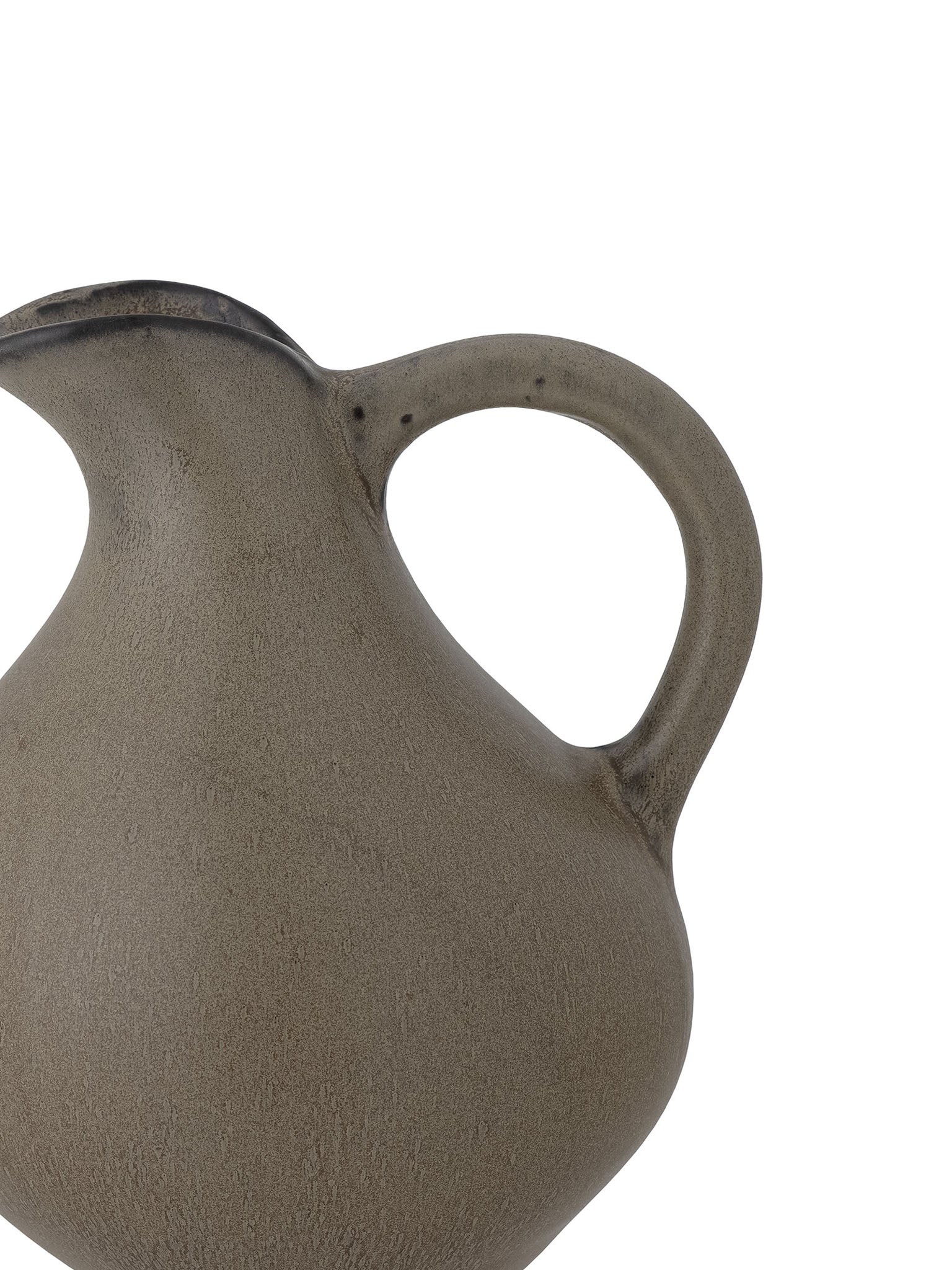brown jug vase