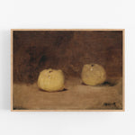 vintage still life of apples by by Édouard Manet