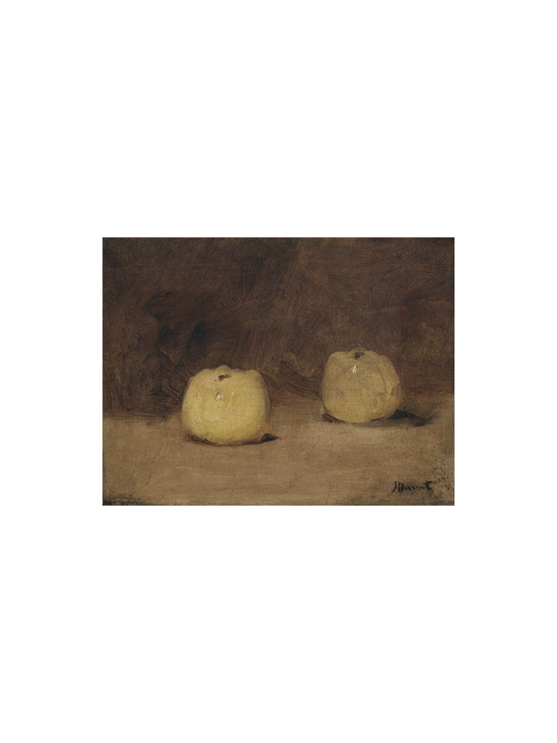 vintage still life of apples by by Édouard Manet