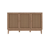 Ashburn Oak and Rattan Sideboard