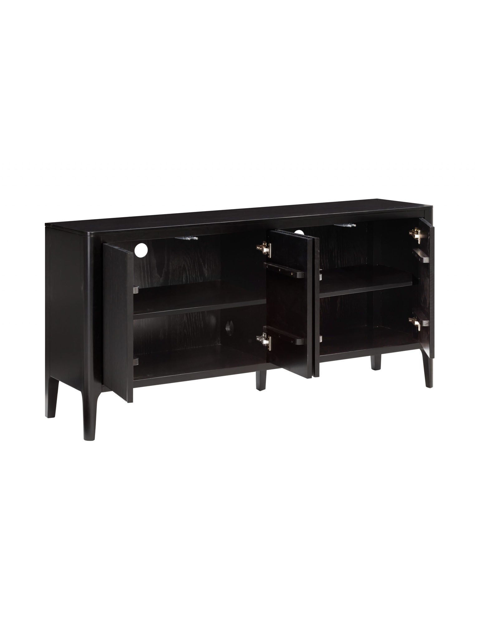 Wooden Black Oak Sideboard