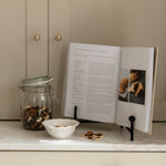 black cookbook stand 