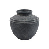 large black rustic vase