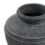 large black rustic vase