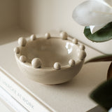 Cream Bobble Bowl