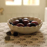 Scalloped Shallow Bowl