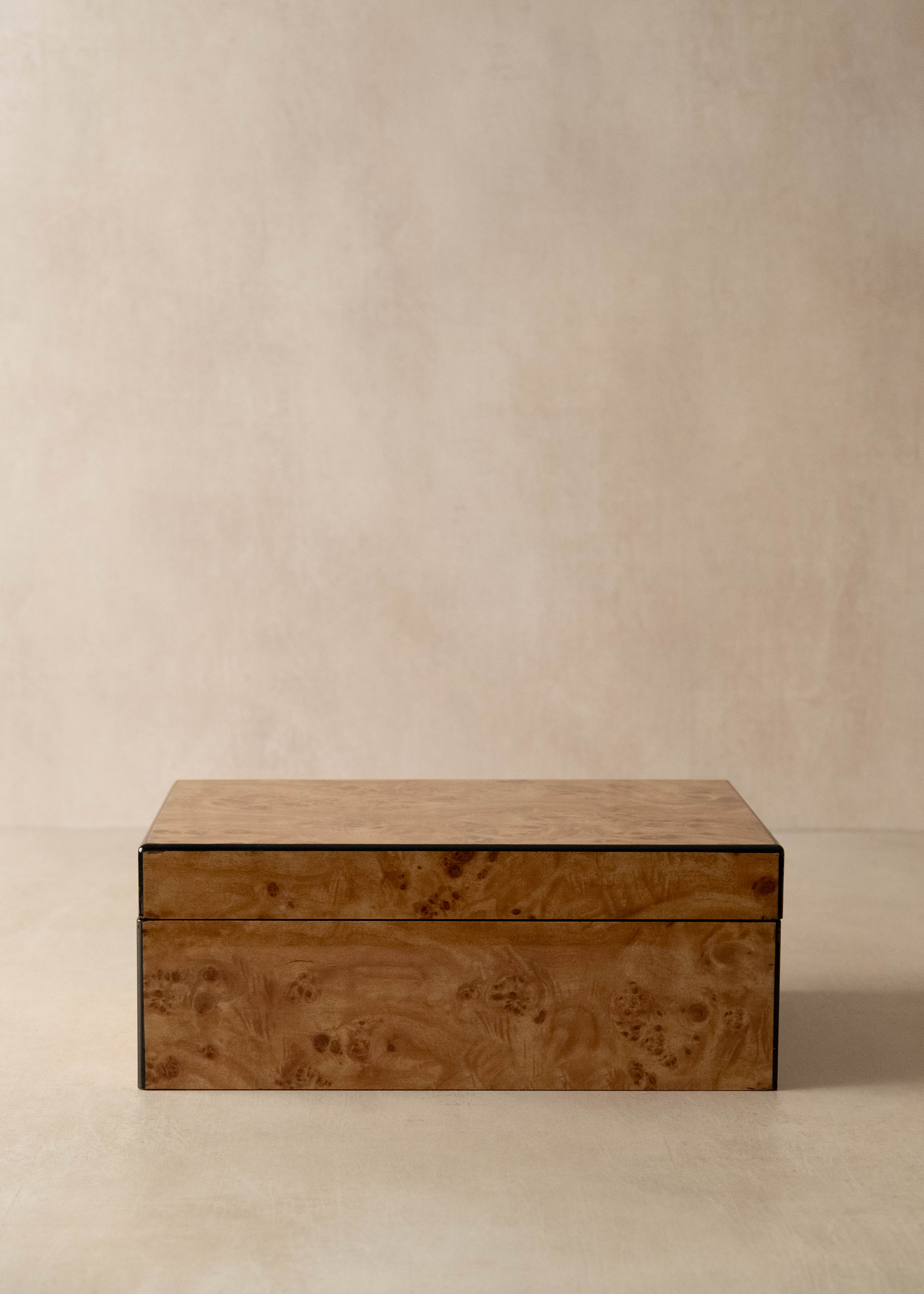 burl wood jewellery box 