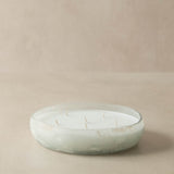 6 wick sea salt candle glass bowl 