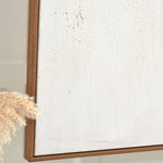 natural canvas with wooden frame