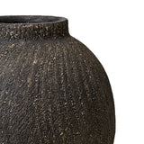 Cino Brown Black Vase