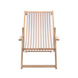 Greta Clay Stripe Deckchair