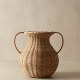 Elara Wooven Rattan Vase