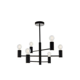 Elias Black Metal Ceiling Light